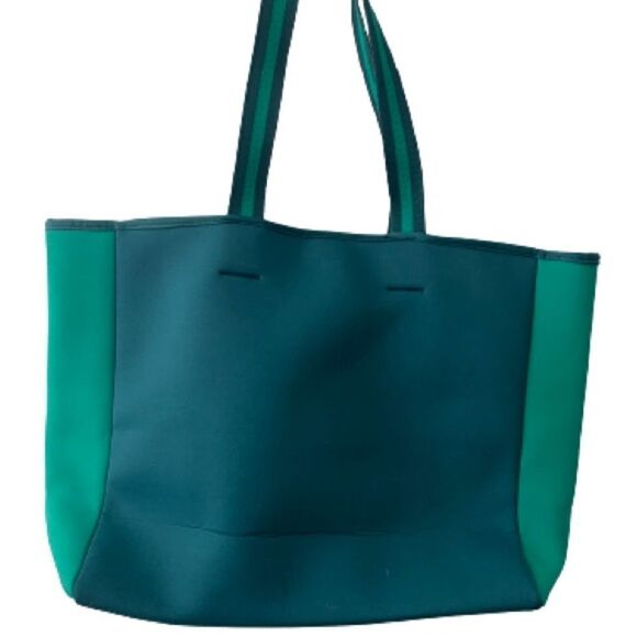 Summersalt Teal Green Unisex Neoprene Tote – Waterproof Bag for Pool & Beach - Picture 1 of 14